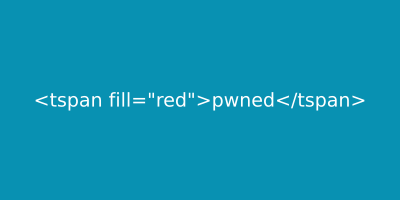 Placeholder whose text is the markup <tspan fill=